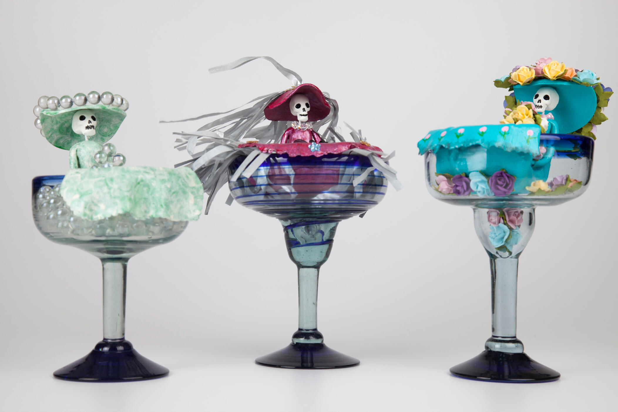 Las Catrina Figurines (Party Girls)